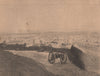 PARIS COMMUNE 1871. Parc d'Artillerie de Montmartre c1873 old antique print
