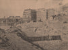 PARIS COMMUNE 1871. Porte Maillot après le bombardement du Mont Valérien c1873