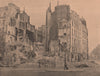 PARIS COMMUNE 1871. Avenue de l'Impératrice c1873 old antique print picture