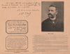 PARIS COMMUNE 1871. Émile Eudes. Carte d'Identité Légionnaire Garibaldien c1873