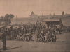 PARIS COMMUNE 1871. Prison des chantiers, Versailles.Quartier des enfants c1873