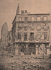 PARIS COMMUNE 1871. Restaurant desfieux. Rue de Bondy/Boulevard (Mai) c1873