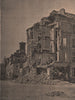 PARIS COMMUNE 1871. Rue de l'Église à Neuilly, 25 Avril 1871 c1873 old print