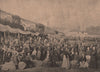 PARIS COMMUNE 1871. Prisonnières.Prison chantiers de Versailles (Août) c1873