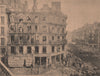 PARIS COMMUNE 1871. Rue de Rivoli après la bataille/coin Rue Saint-Martin c1873