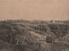 PARIS COMMUNE 1871. Redoute de la Route des Moulineaux c1873 old antique print