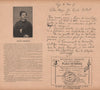 PARIS COMMUNE 1871 Charles Amouroux.Laissez-Passer, Colonne Vendome chute c1873