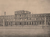 PARIS COMMUNE 1871. Les Tuileries (vue prise de la Place du Carrousel.) c1873