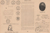 PARIS COMMUNE 1871. Invitation festival 21 Mai. Dombrowski mort c1873 print