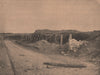 PARIS COMMUNE 1871. Les Casemates d'une Batterie de Meudon c1873 old print
