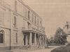 PARIS COMMUNE 1871. Chateau de Bécon. (vue prise de la Terrasse) c1873 print