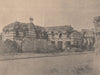 PARIS COMMUNE 1871. La Rue de Chézy, à Neuilly c1873 old antique print picture