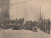 PARIS COMMUNE 1871. Un groupe de Fédérés (Communards) c1873 old antique print