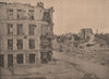 PARIS COMMUNE 1871. Les abords de la Porte Maillot c1873 old antique print