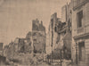PARIS COMMUNE 1871. La Rue de Lille c1873 old antique vintage print picture