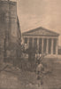 PARIS COMMUNE 1871. La Rue Royale (coin du faubourg saint-Honorè) c1873 print