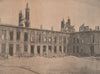 PARIS COMMUNE 1871. L'arsenal c1873 old antique vintage print picture