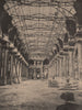 PARIS COMMUNE 1871. Hotel de Ville (galerie des fètes) c1873 old antique print