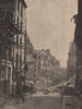 PARIS COMMUNE 1871. La Rue du Bac c1873 old antique vintage print picture