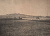 PARIS COMMUNE 1871. Le Mont Valérien (ferme de Fouillouse) c1873 old print