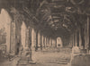 PARIS COMMUNE 1871. Conseil d'État.- vue Intérieure du Grand Salon c1873 print