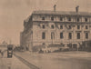 PARIS COMMUNE 1871. Le Palais de Justice (vue prise de la Place Dauphine) c1873