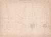 VICTORIAN ENGINEERING DRAWING. Projections of a Pyramid 1876 old antique print