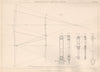VICTORIAN ENGINEERING DRAWING. Details of Watt's parallel motion 2 1876 print