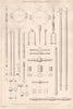 VICTORIAN ENGINEERING DRAWING. High pressure steam Engine-Details 3 1876 print