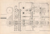 19C ENGINEERING DRAWING. Double blowing engine. James Gray (Glasgow). Plan 1876