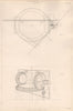 VICTORIAN ENGINEERING DRAWING. Perspective Lesson. Part third 1876 old print