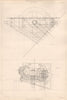 VICTORIAN ENGINEERING DRAWING. Perspective Lesson. Part fourth 1876 old print
