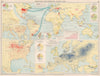 World. Food Production. Maize & Rye. United States & Europe 1925 old map