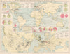 World. Coal, Petroleum, Natural Gas, Oil Shale & Asphalt production 1925 map