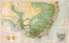 SE Australia. NSW Victoria Commercial. Agricultural & minerals mining 1925 map