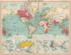 BRITISH EMPIRE.Also Dutch Russian German French possessions.BARTHOLOMEW 1912 map