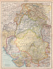 BRITISH INDIA NORTH WEST FRONTIER. Rajputana Punjab Gujarat Kashmir 1912 map