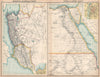 NORTH AFRICA. Morocco Algeria Tunis Tunisia Egypt. Cairo. BARTHOLOMEW 1912 map