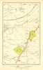 ESSEX. Chigwell Loughton Debden Patch Park River Roding 1937 old vintage map