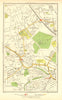 PINNER. Hatch End North Harrow Eastcote Royston Park Westfield Park 1937 map