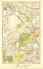 MUSWELL HILL. Alexandra Palace Hornsey Wood Green New Southgate 1937 old map