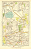 LONDON. Chapel End Higham Hill Walthamstow Black Horse Road 1937 old map