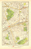LONDON. Cranbrook Park Ilford Newbury Park Seven Kings Barking Park 1937 map