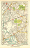 LONDON. Canning Town Stratford West Ham Plaistow Blackwall Poplar 1937 old map