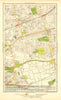 LONDON. East Ham Plaistow Upton Park West Ham Custom House 1937 old map