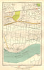 LONDON. Creekmouth Rippleside Upney Becontree Thamesmead 1937 old vintage map