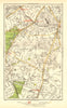 LONDON. Brixton Clapham Clapham Park Stockwell Wandsworth Road 1937 old map