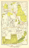 LONDON. Upper Elmers End West Wickham Eden Park Spring Park 1937 old map