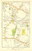 HAYES SOUTHALL. Cranford Hounslow Harlington Heathrow Heston Yeading 1937 map
