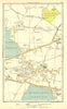 ASHFORD STAINES-UPON-THAMES. Stanwell Feltham Heathrow Bedfont 1937 old map